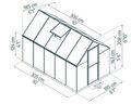 Växthus Mythos 5,7 m² Silver Canopia by Palram